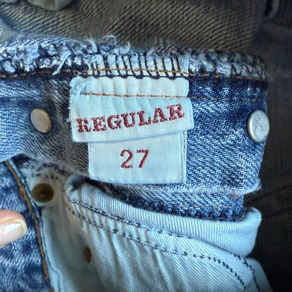 Vintage 90s Replay 901 Button Fly Italian Jeans Regular Fit - Picture 6 of 6